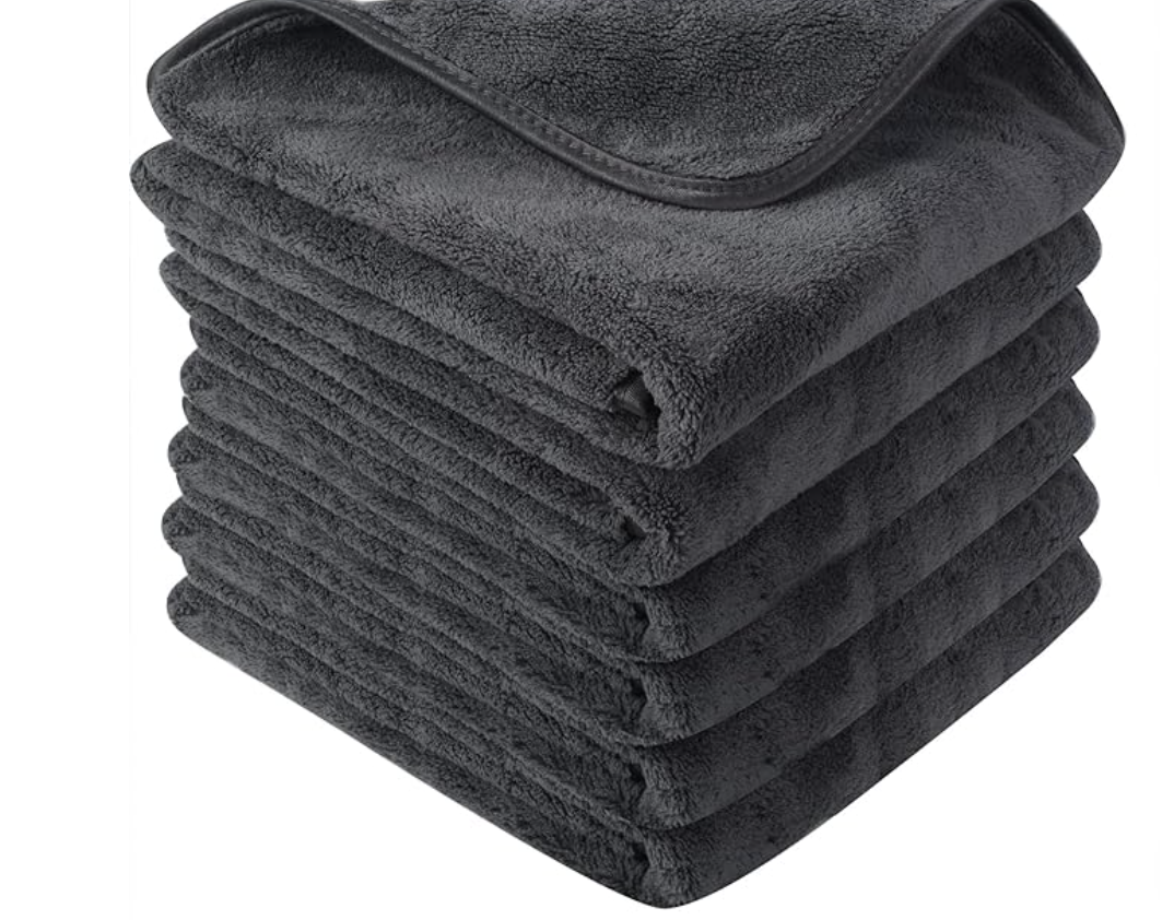 12-Pack Ultra-Absorbent Dry Wash Towels